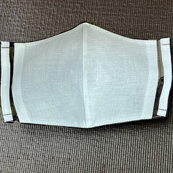 リバティ　アイビーバイン　タナローン　Ｍサイズ　２層構造　ポケット　サイドガイド　マスク　リフォーム繕　オリジナル 6枚目の画像