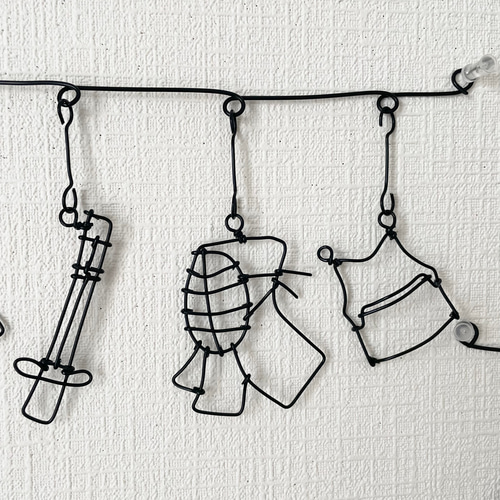 剣道部フックガーランド ワイヤークラフト ガーランド にこちゃん 通販