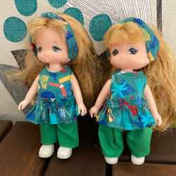 M2304 ミキちゃんマキちゃん ハンドメイド 服 チュールスカート コーデ