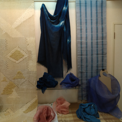 藍染めタペストリー 45cmx300m その他インテリア雑貨 Plaisir 321