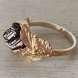 木苺の指輪＊ｽﾍﾟｻﾙﾃｲﾝ 925/K18gp ring 7枚目の画像