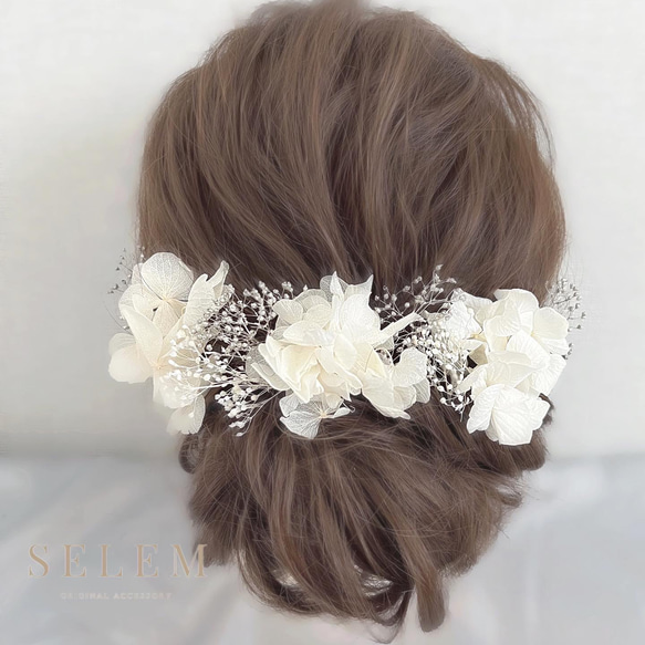 ブライダル　ウェディングヘアアクセサリー　個人作家作品 688641698dc097991aad719ec0fe4e