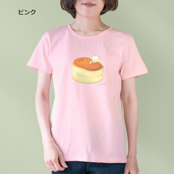 選べるスフレチーズケーキとネコぱんのTシャツ【受注制作】 10枚目の画像