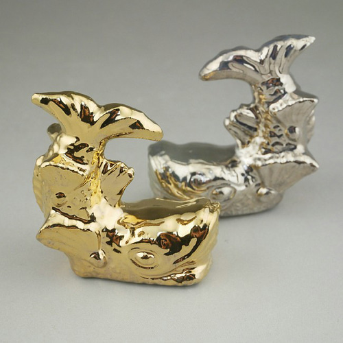 鯱鉾（しゃちほこ）置物 ペア ◇商品番号 11360 鯱（しゃちほこ）ペア箸置き セット 箸