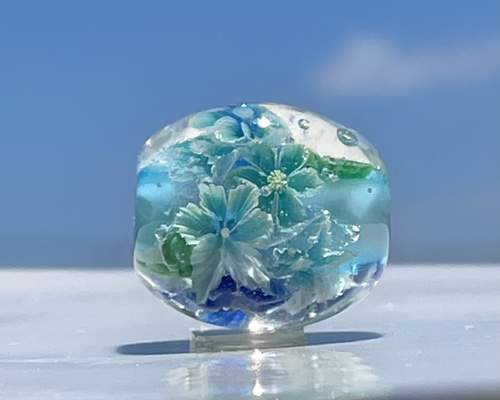 トンボ玉 とんぼ玉【夏彩】 とんぼ玉 kisek 通販 14374999｜Creema(クリーマ)