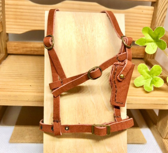 森き　サスペンダー型ホルスターベルト　miniature belt. 1枚目の画像