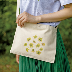 ［着る山菜］ふきのとうサコッシュ 3枚目の画像