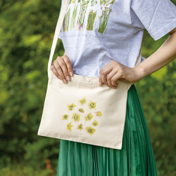 ［着る山菜］ふきのとうサコッシュ 1枚目の画像