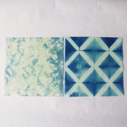 みつろうらっぷ（Lサイズ2枚セット） 正藍染 蜜蝋エコラップ 5枚目の画像