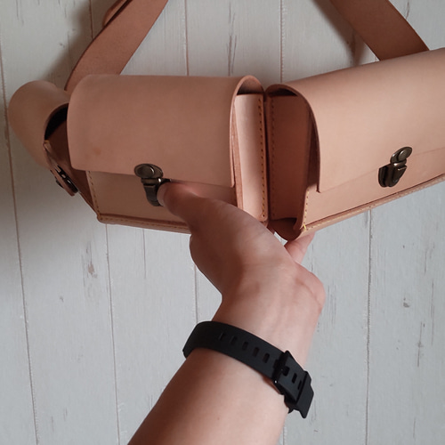 カオスポーチ風ウエストバッグ ボディバッグ・ウエストポーチ Natural