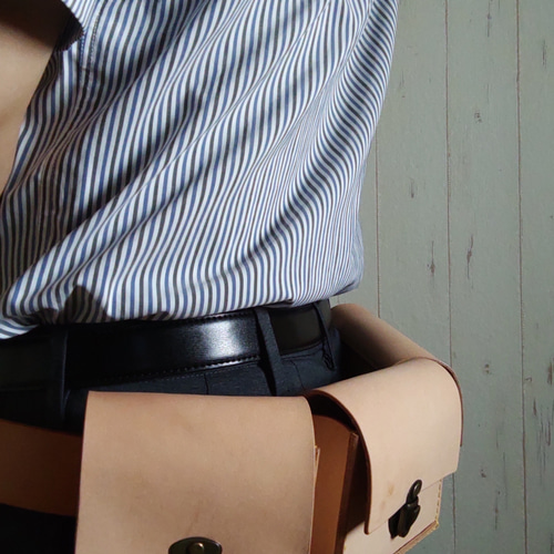 カオスポーチ風ウエストバッグ ボディバッグ・ウエストポーチ Natural