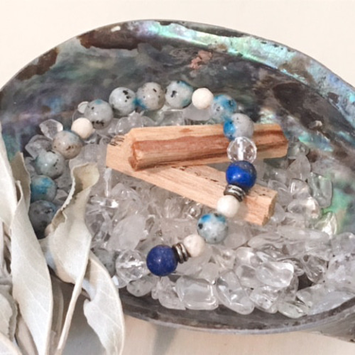 送料無料☆幸運のお守りに♬天然石ブレスレット⑫☆12月の誕生石  