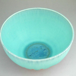 ◆商品番号　10280 碧彩ご飯茶碗　大日　小単品 2枚目の画像