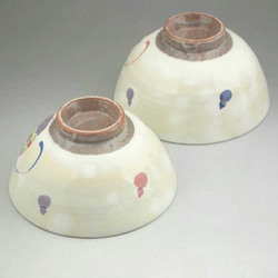 ◆商品番号 11095 招福六瓢夫婦茶碗　圭司 5枚目の画像