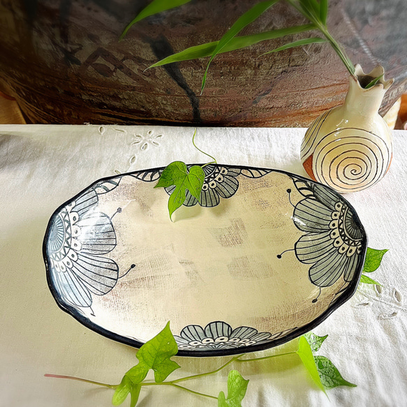 確認♡画像2枚♡楕円皿♡丸仕切りプレート♡オーダー受け付け 【公式通販】