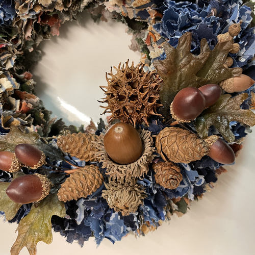 どんぐりの壁掛けリース その他雑貨 ひこや 通販 14377464｜Creema