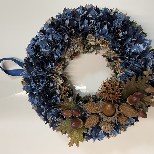 どんぐりアート♡ナチュラルリース　ブランコ付き♡ どんぐりアート♡ナチュラルリース ブランコ付き♡