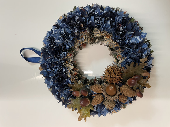 どんぐりアート♡ナチュラルリース　ブランコ付き♡ どんぐりアート♡ナチュラルリース ブランコ付き♡ どんぐりアート