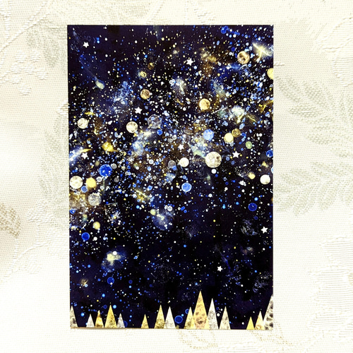 星と森(アクリル原画) 絵画 加藤晶子 通販 13987583｜Creema