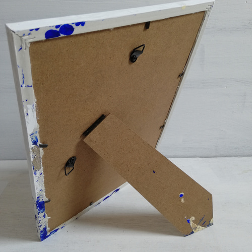 ○原画一点物○『抽象と幾何学/手/白青金/splatter&geometric abstract