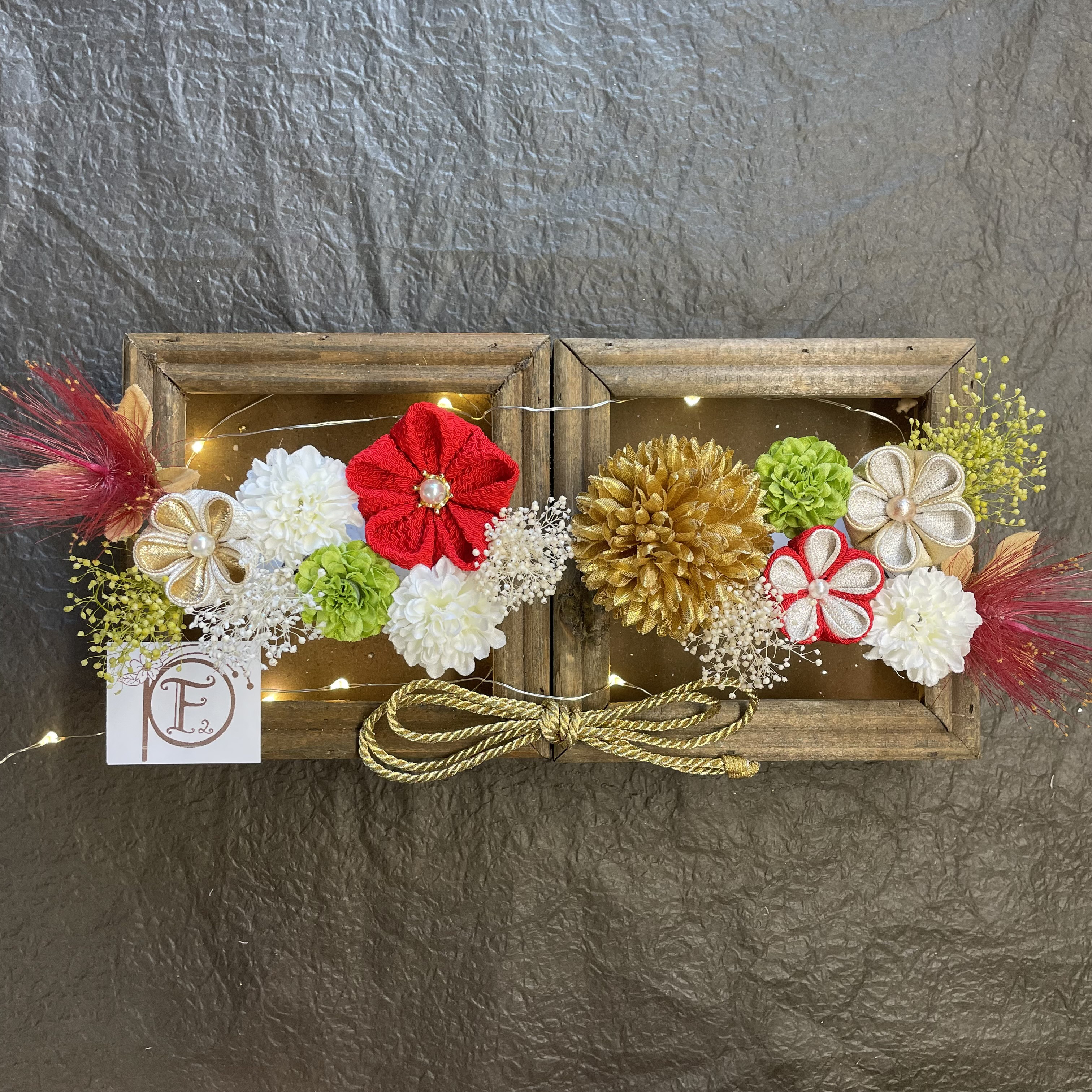 髪飾り　成人式　卒業式　つまみ細工　#27