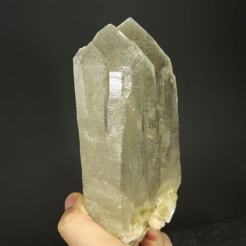 天然非加熱 シトリン クオーツ ツイン カテドラル 1234g (榎本通商