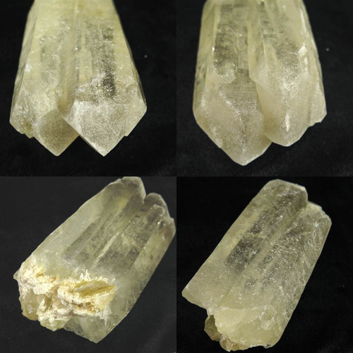 天然非加熱 シトリン クオーツ ツイン カテドラル 1234g (榎本通商