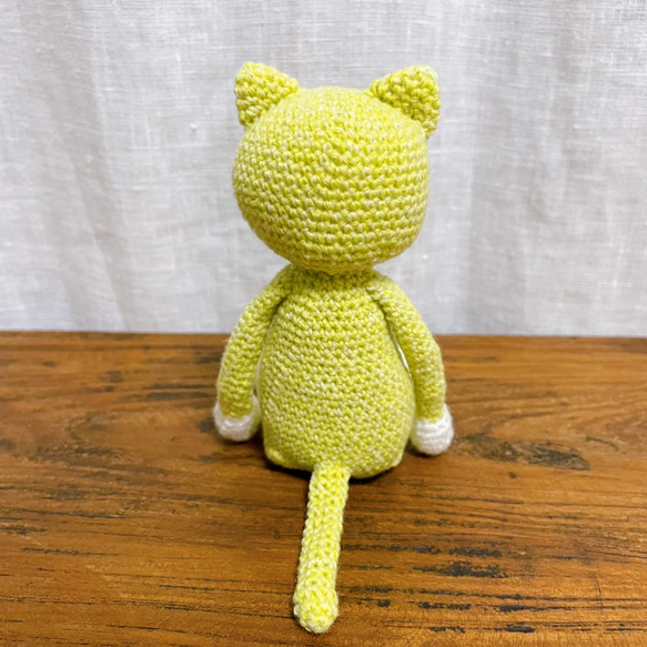 ami-neko wool lemon yellow 4枚目の画像