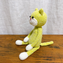 ami-neko wool lemon yellow 3枚目の画像