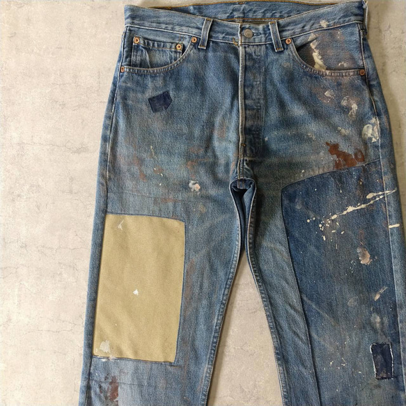 Levi's リーバイス501リペアリメイクUSA製