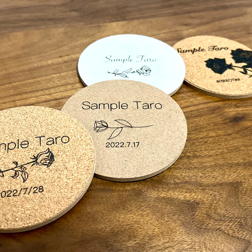 確認୨୧⑅*.表札＆コースター2枚 確認୨୧⑅*.表札＆コースター2枚 確認୨୧⑅*.表札＆コースター2枚