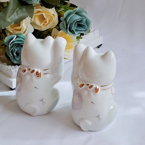 福を招く 招き猫 ペアセット 結婚祝い 還暦祝い 新築 玄関