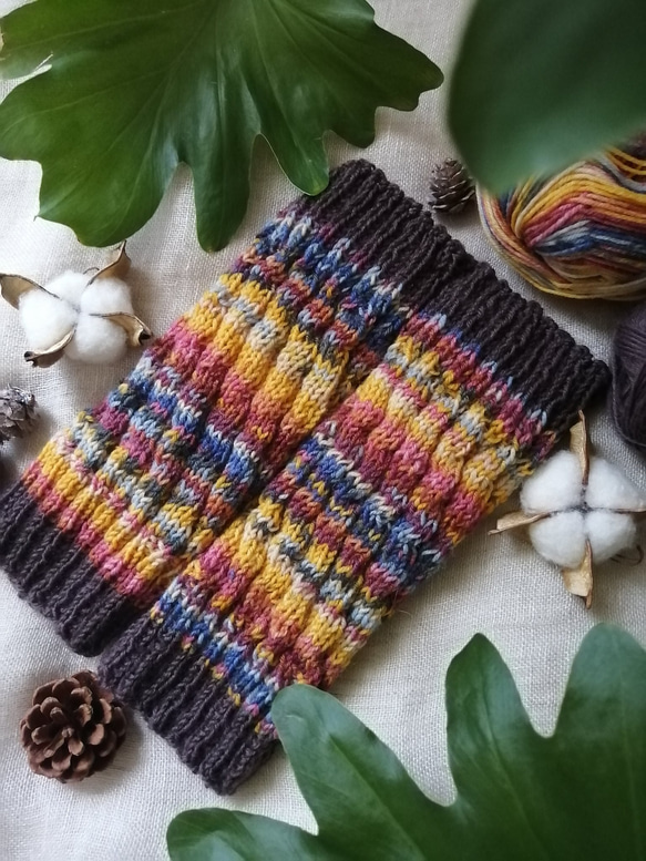 アルルの葡萄畑〜オパール毛糸の短いレッグウォーマー その他  