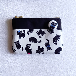 ブロッコリー刺繍のキラキラミニポーチ ポーチ kunokuno 通販