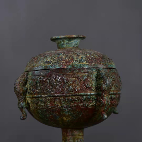 古青銅器　人物　希少 美術品】中国青銅器 縮小レプリカ | アンフィ合同会社