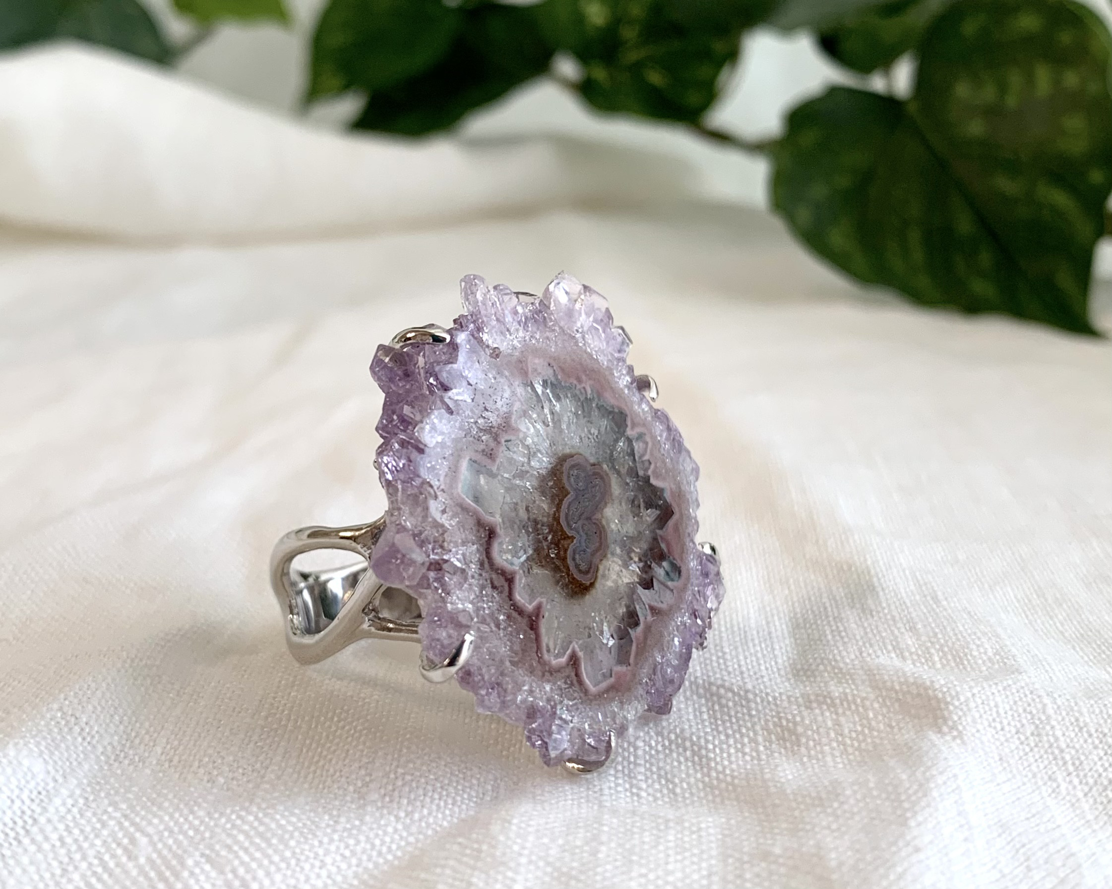 Snow flower Ring M　SV スノウフラワーリング エム