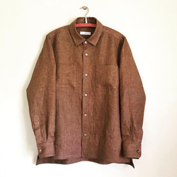 ブラック×レッド オンブレチェックのボックスシャツ シャツ quni 通販