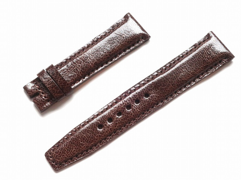 腕時計ベルト 20-18mm ゴート革 ダークグレー #138