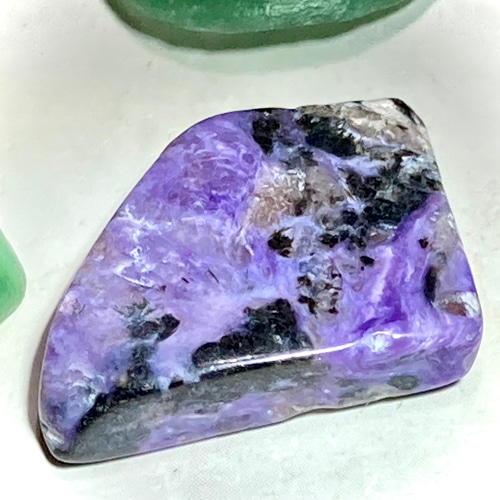 世界三大ヒーリングストーン】チャロアライト タンブル 瞑想