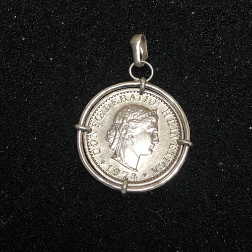純銀コインフレームペンダント ネックレス・ペンダント SILVER