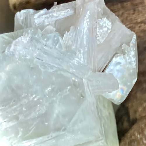 天使の水晶˚✧₊⁎ 万華鏡 グリーンアポフィライト 原石 ラフ
