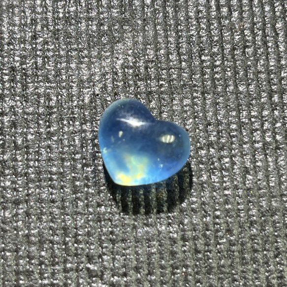 ☆様　アクアマリンハート 上質 透き通る アクアマリン ハート 希少、creema限定 送料無料