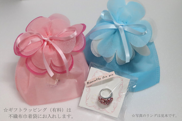 フープイヤーカフ・シルバー・片耳用・グルーデコ（バイオレット・ヴィンテージローズ） 10枚目の画像