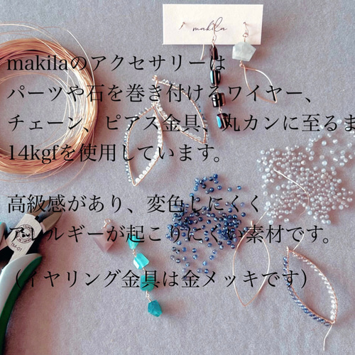 再販】フープ 着せ替えチャーム/ピアス/イヤリング【グランディディエ 