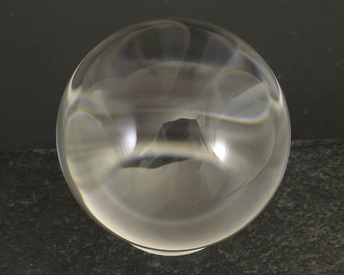 ブラジル産 天然水晶 AAA 60.5mm スフィア 丸玉 307.27g 鑑別書付