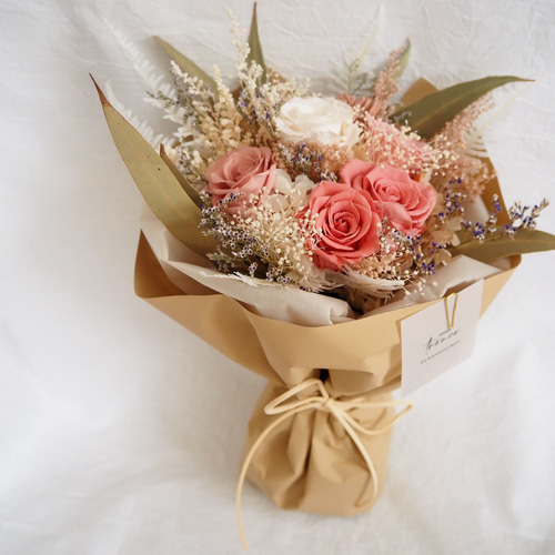 美人百花　ブランド込み　ピンク　ベージュ　花柄　他　レディース　大量　まとめ売り 大人可愛いピンク プリザーブドフラワーの花束 bouquet プリザーブド