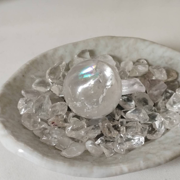 【送料無料】水晶丸玉 スフィア 31ミリ 6枚目の画像