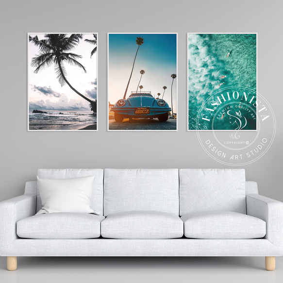 送料無料　A1サイズ　ポスターインテリア　海のインテリア　海のポスター　ビーチ ポスター A1 ビーチ 海 ウユニ サーフ インテリア 風景 北欧