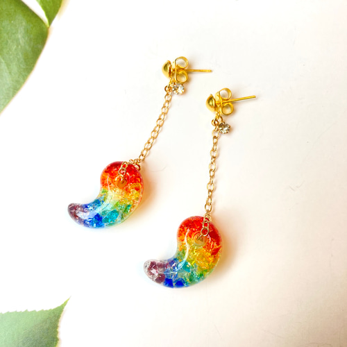 花と蝶のオルゴナイトキーホルダーNo.D-530 黄色