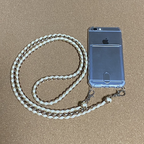 パラコード スマホショルダーストラップ サコッシュなどにも 携帯